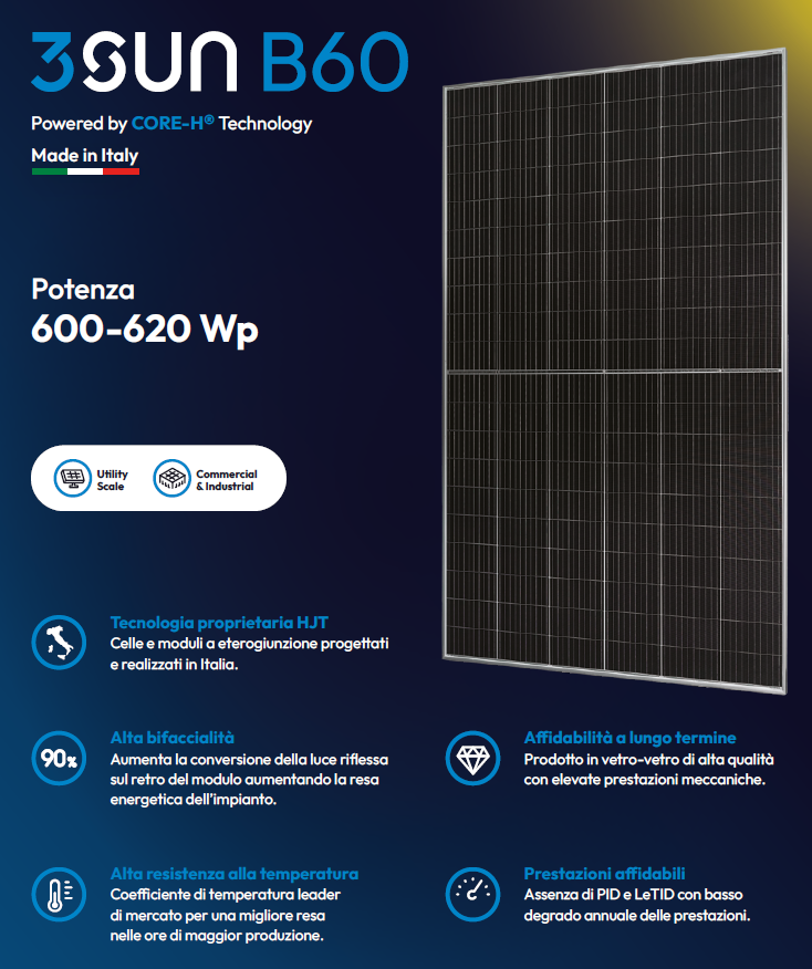 3SUN B60 600-620Wp