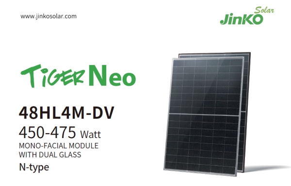 JINKO SOLAR TIGER NEO 48HL4M-DV 450-475 Watt