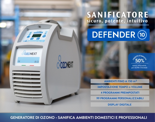 SANIFICATORE AD OZONO OZONEXT